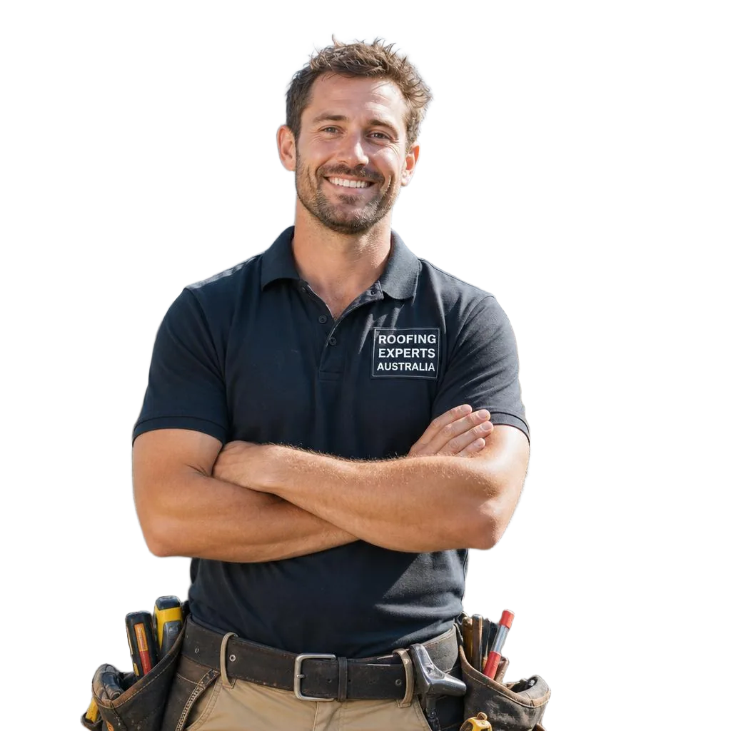 Experienced Roofing Experts Australia roofer, smiling with arms crossed